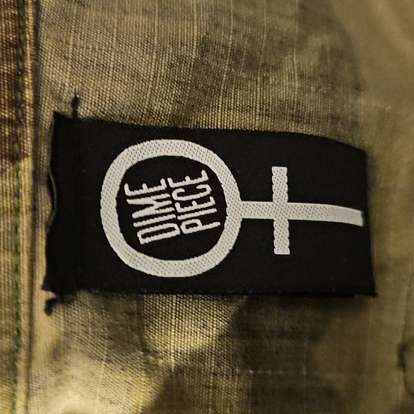 DIMEPIECE LA Camo Utility Jacket Patchwork “DIME” Military Style - Picture 11 of 16